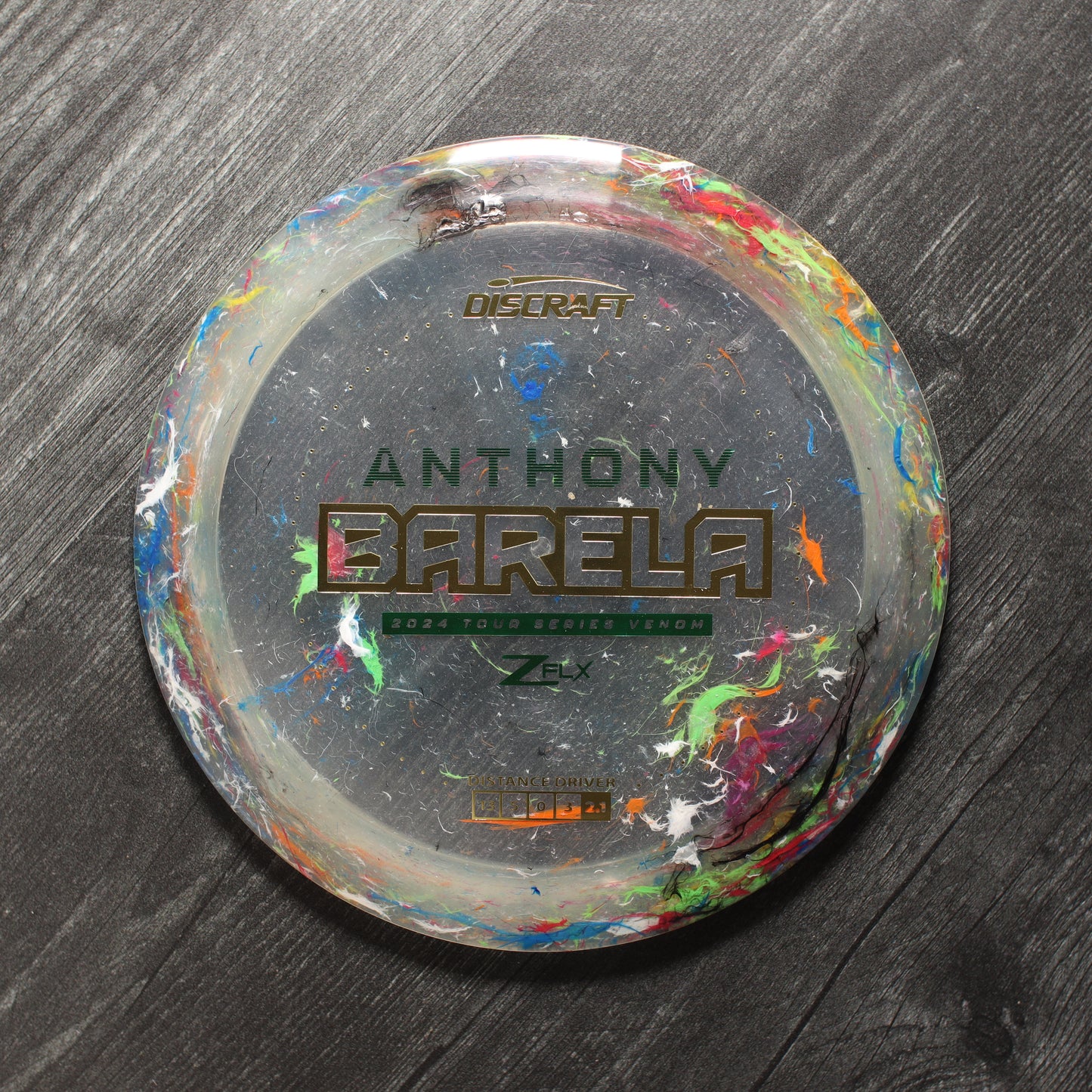 Discraft Jawbreaker Z FLX Venom (Tour Series: Anthony Barela 2024)