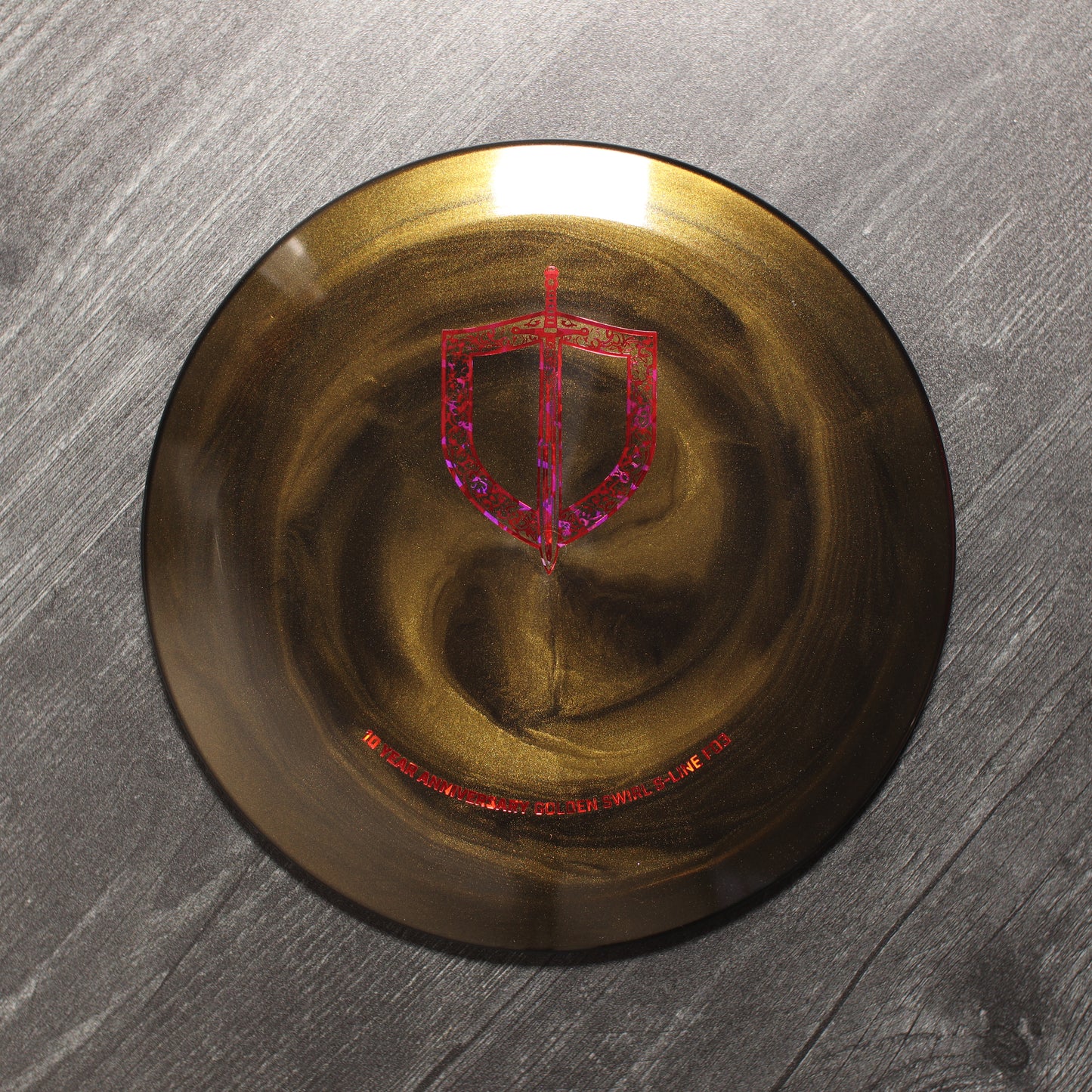 Discmania Originals Golden Swirly S-Line FD3 (Special Edition: 10 Year Anniversary)