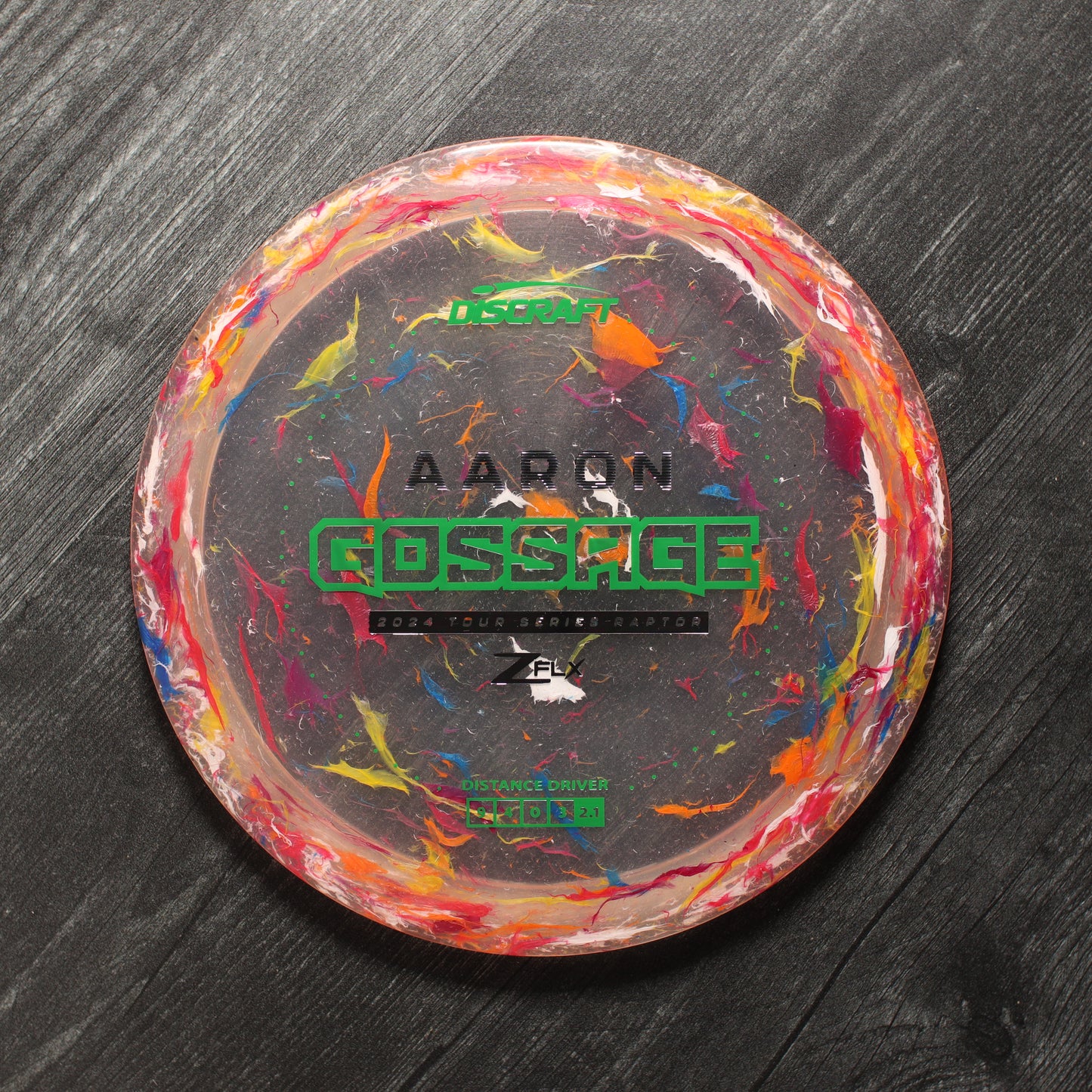 Discraft Jawbreaker Z FLX Raptor (Tour Series: Aaron Gossage 2024)