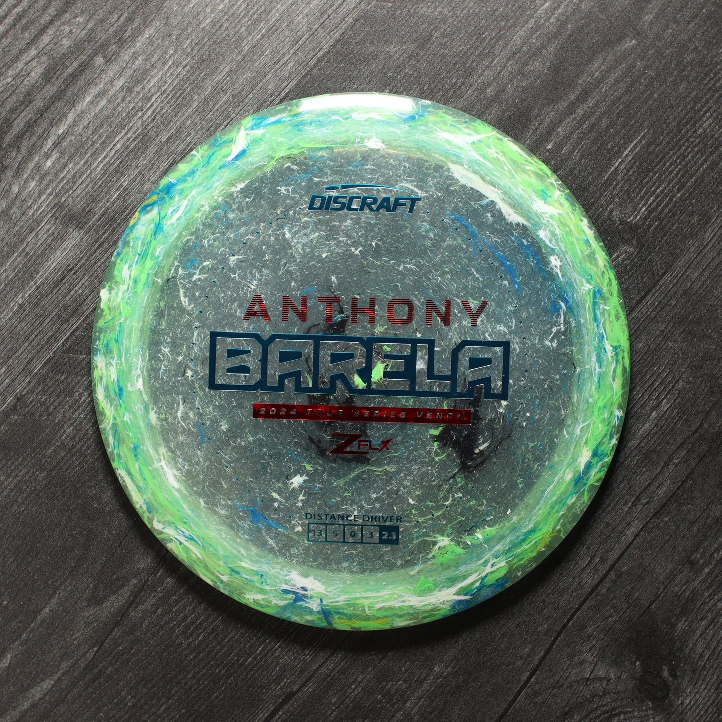 Discraft Jawbreaker Z FLX Venom (Tour Series: Anthony Barela 2024)