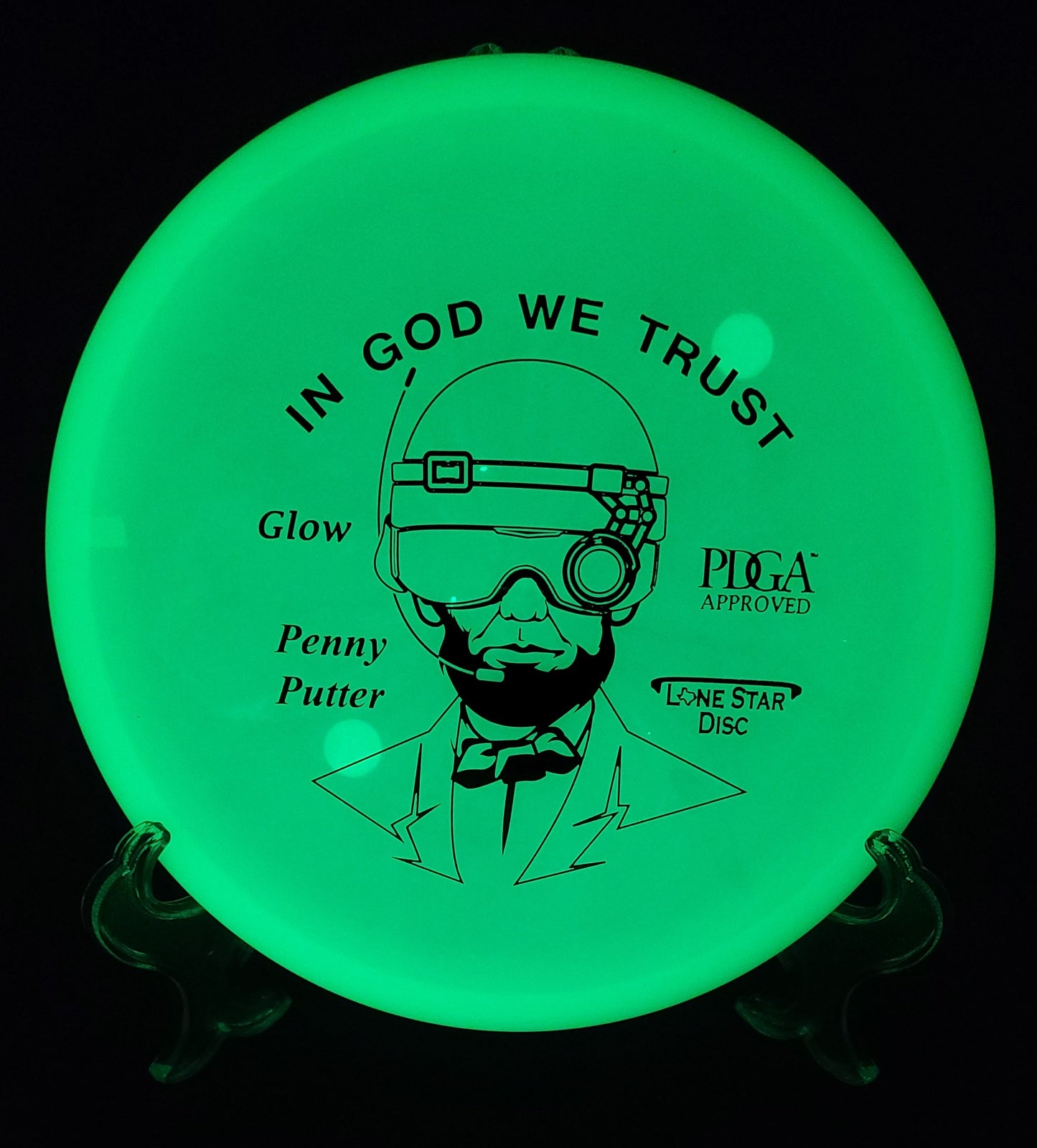 Lone Star Disc Glow Penny Putter (Stock)