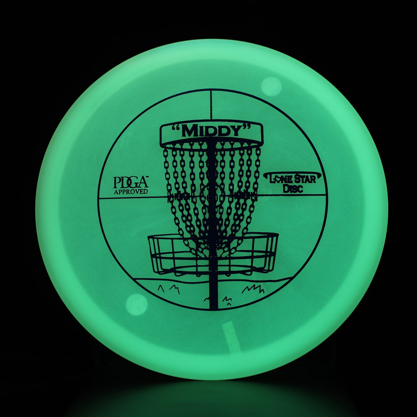 Lone Star Disc Glow Middy (Stock)