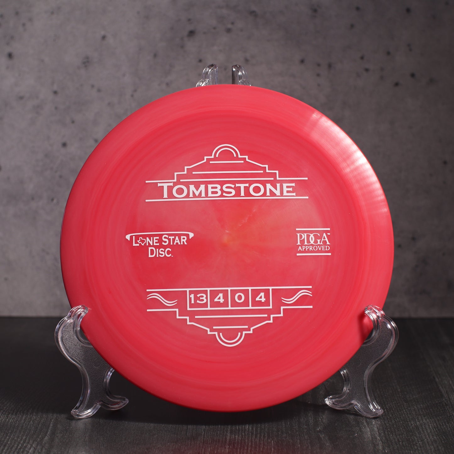 Lone Star Disc Alpha Tombstone (Stock)