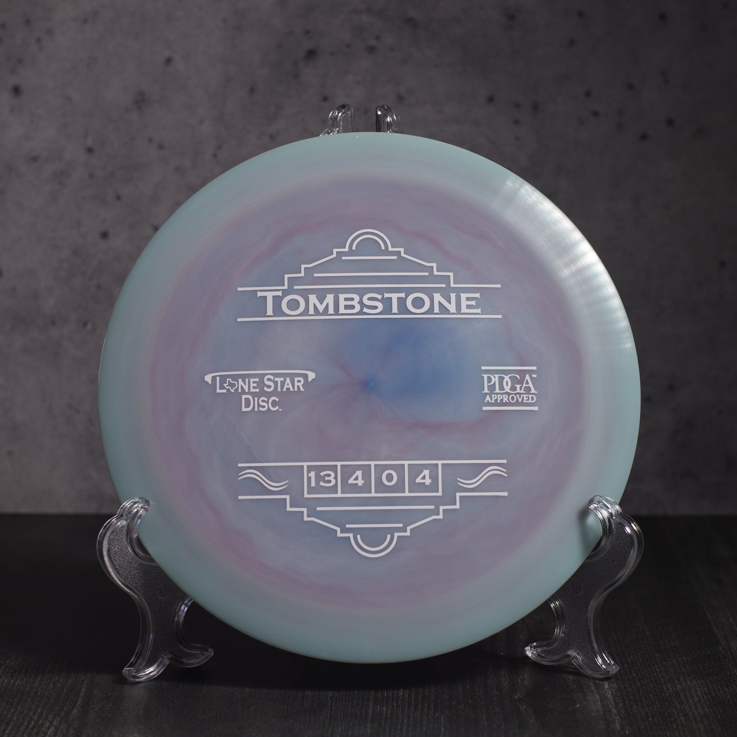 Lone Star Disc Alpha Tombstone (Stock)