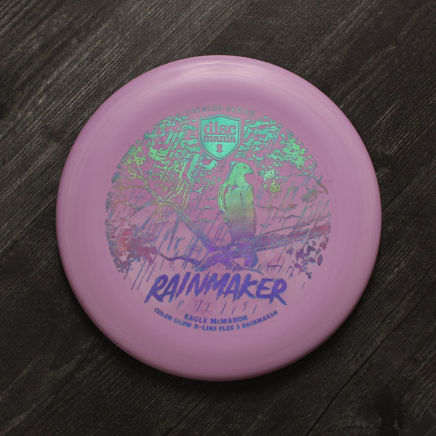 Discmania Originals Color Glow D-Line Flex 3 Rainmaker (Creator Series: Eagle McMahon)