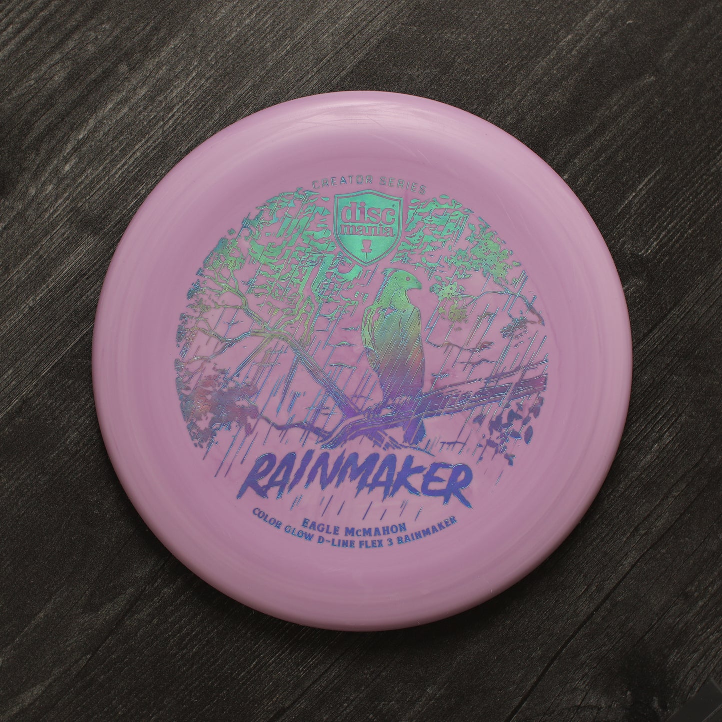 Discmania Originals Color Glow D-Line Flex 3 Rainmaker (Creator Series: Eagle McMahon)