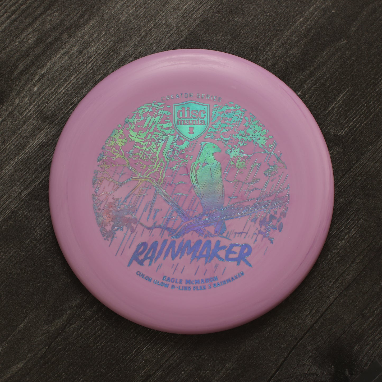 Discmania Originals Color Glow D-Line Flex 3 Rainmaker (Creator Series: Eagle McMahon)