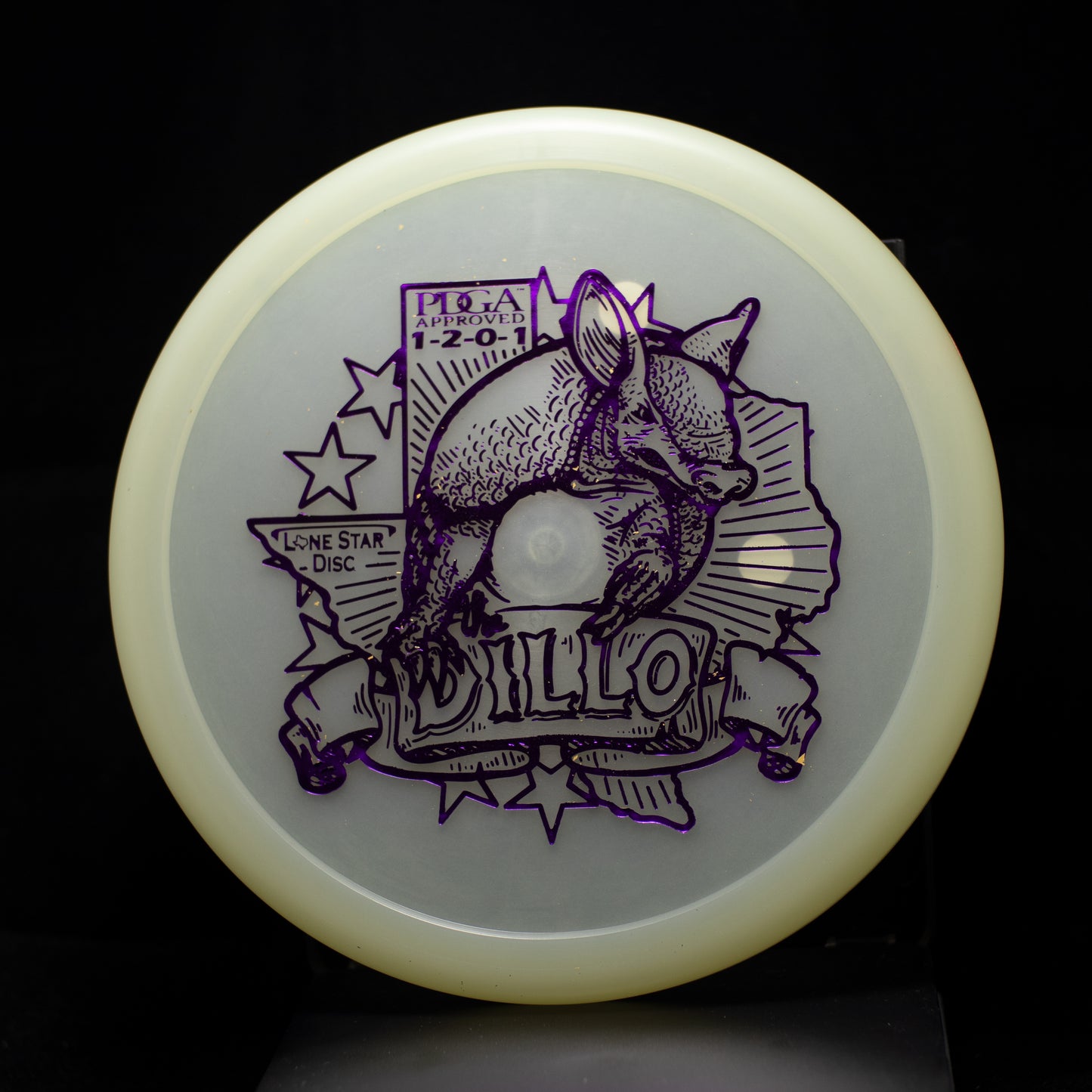 Lone Star Disc Glow Armadillo (Stock)